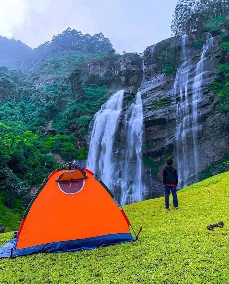  Bomburu Ella Waterfall - campingrent.lk